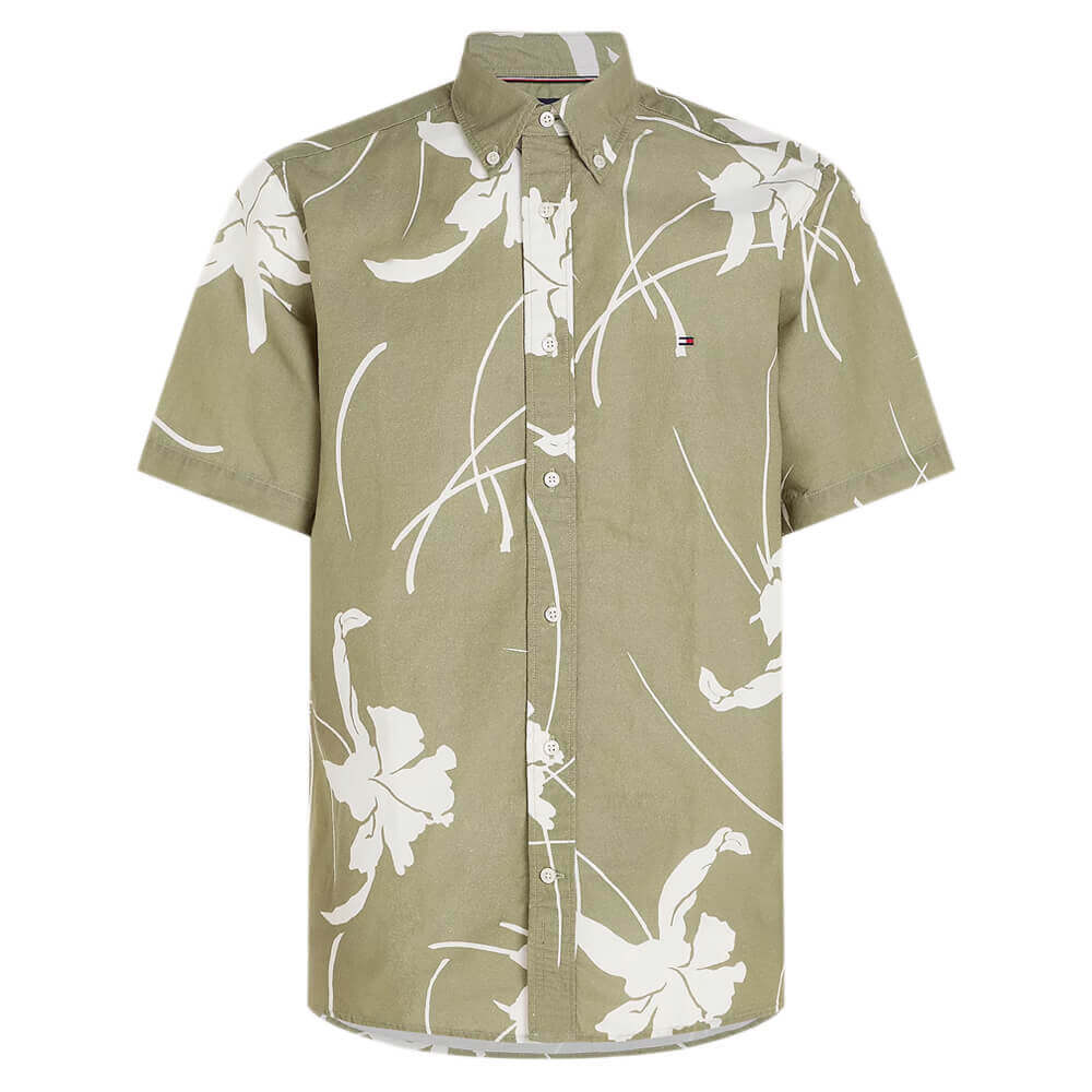 Tommy Hilfiger Tropical Print Poplin Shirt